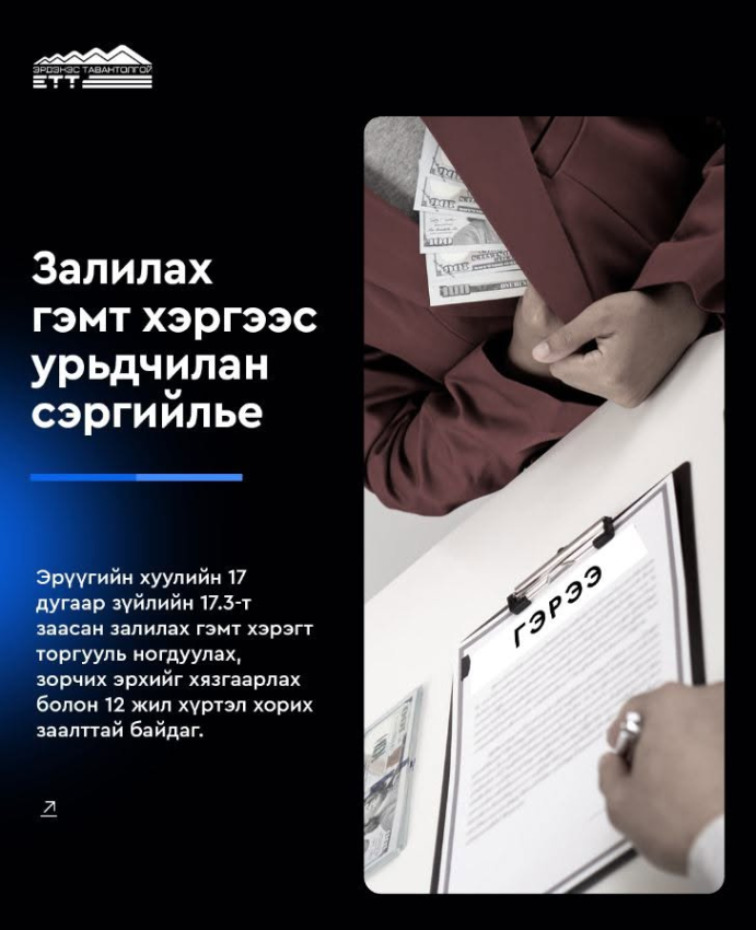 "Эрдэнэс Тавантолгой" ХК-иас сэрэмжлүүлэг гаргалаа